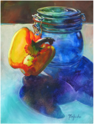 Yellow Bell/Blue Jar #2